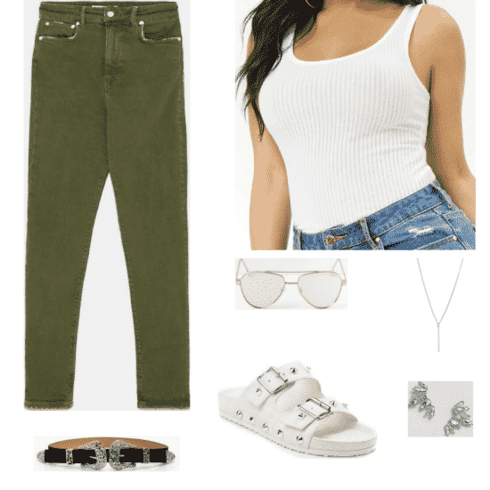 Class to Night Out: Olive Jeans - College Fashion