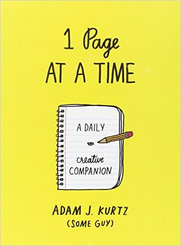 Best guided journals: 1 Page at a Time by Adam J. Kurtz