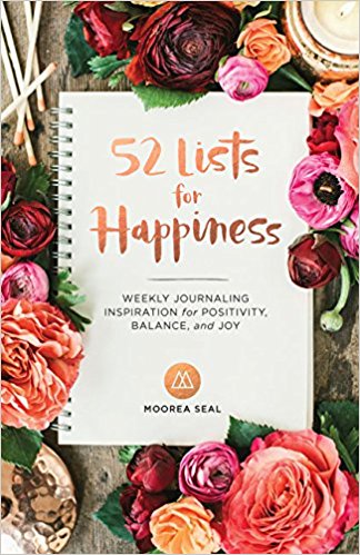 Best guided journals: 52 Lists for Happiness by Moorea Seal