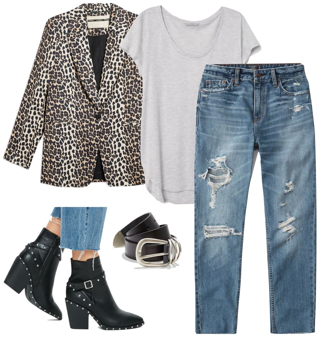 leopard print going out outfits