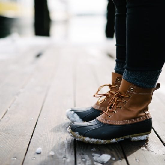 Below freezing fashion: What to wear when it's really, really cold outside. Photo of a girl wearing snow boots