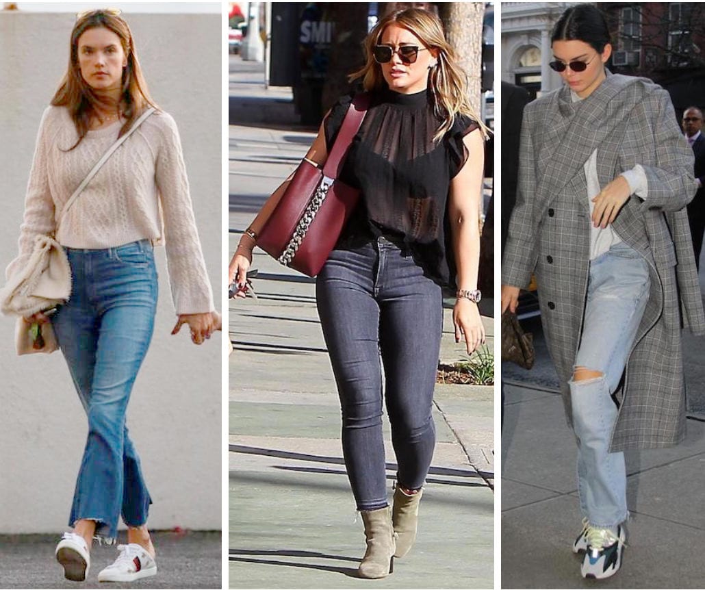 Kendall Jenner Boyfriend Jeans Plaid Coat – College Fashion – College ...