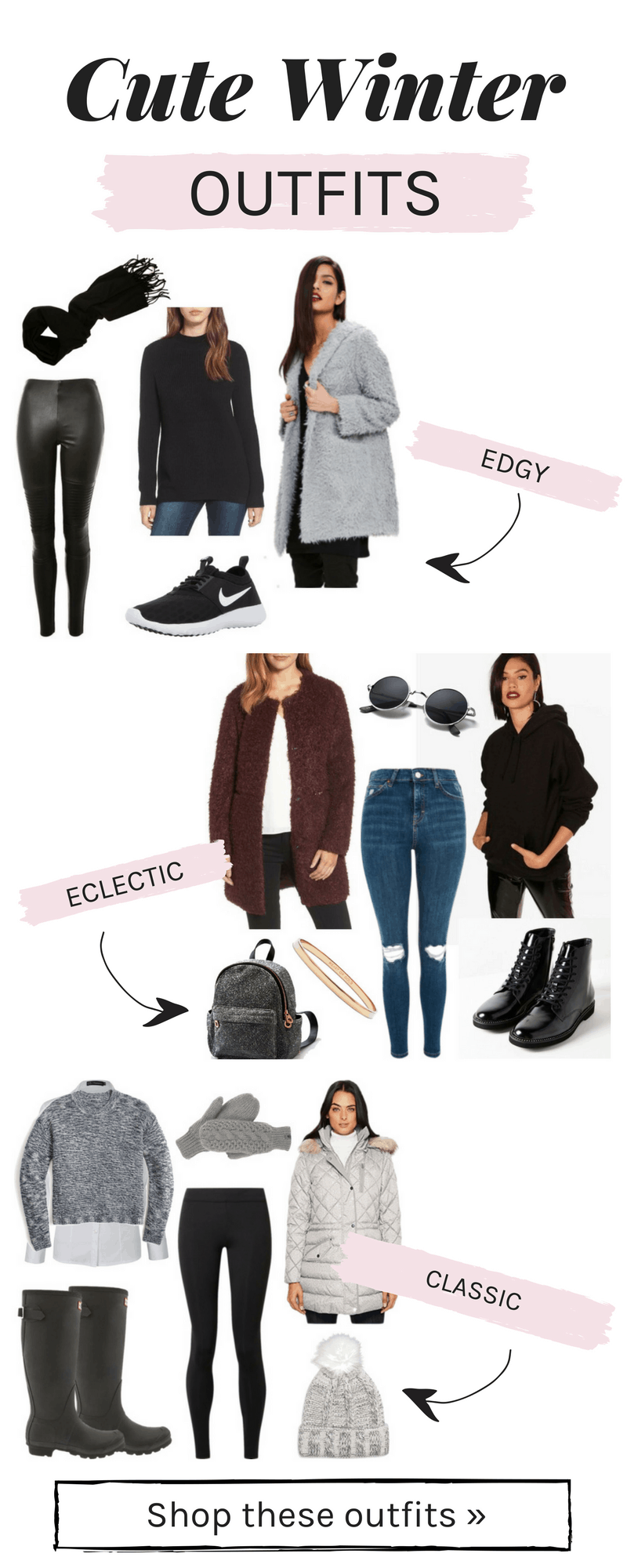 What To Wear In Winter 4 Cute Outfits For Cold Weather College Fashion 