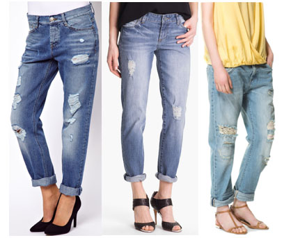 Class to Night Out: Distressed Boyfriend Jeans - College Fashion