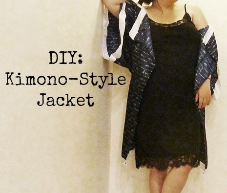 How I Sewed my Kimono Style Jacket 