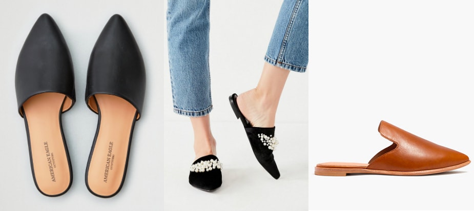 pointed mules