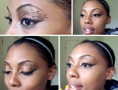 cheetah eye makeup tutorial