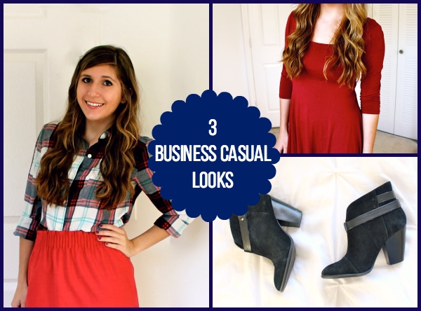 business casual with ankle boots