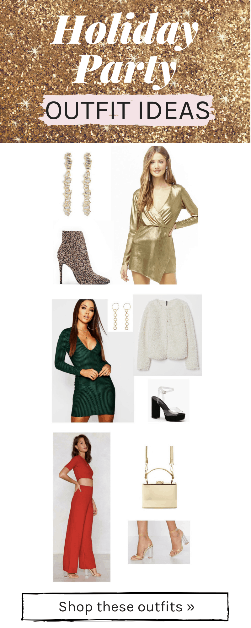 casual holiday party outfits 2018