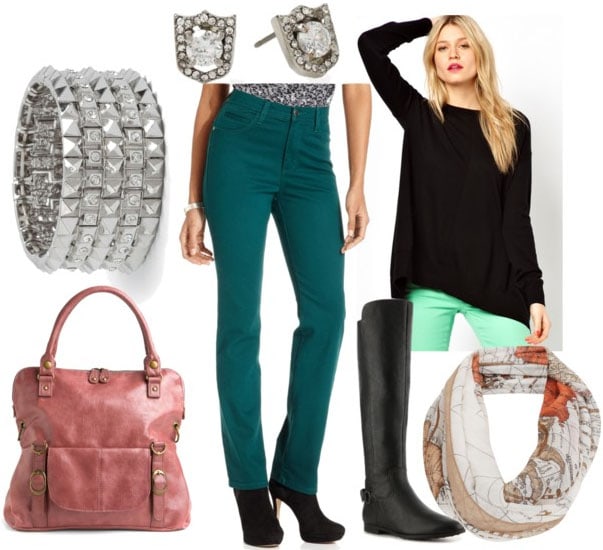 emerald green jeans