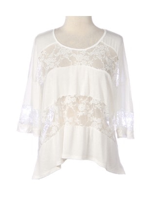 Fabulous Find of the Week: Rue21 Lace Tee - College Fashion