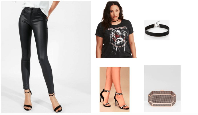 What To Wear With Faux Leather Leggings Night Out? – solowomen