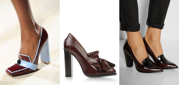 loafer pump heels