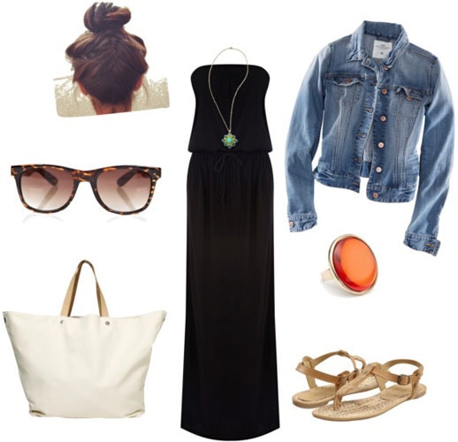 Accessories 101: 3 Ways to Style a Basic Maxi Dress - College Fashion