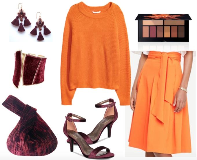 3 Orange Sweater Outfits to Rock This Fall