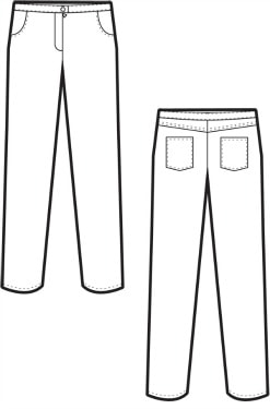 pants sketch fashion