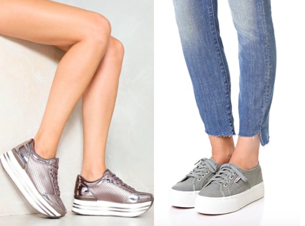 superga platform sneakers outfit
