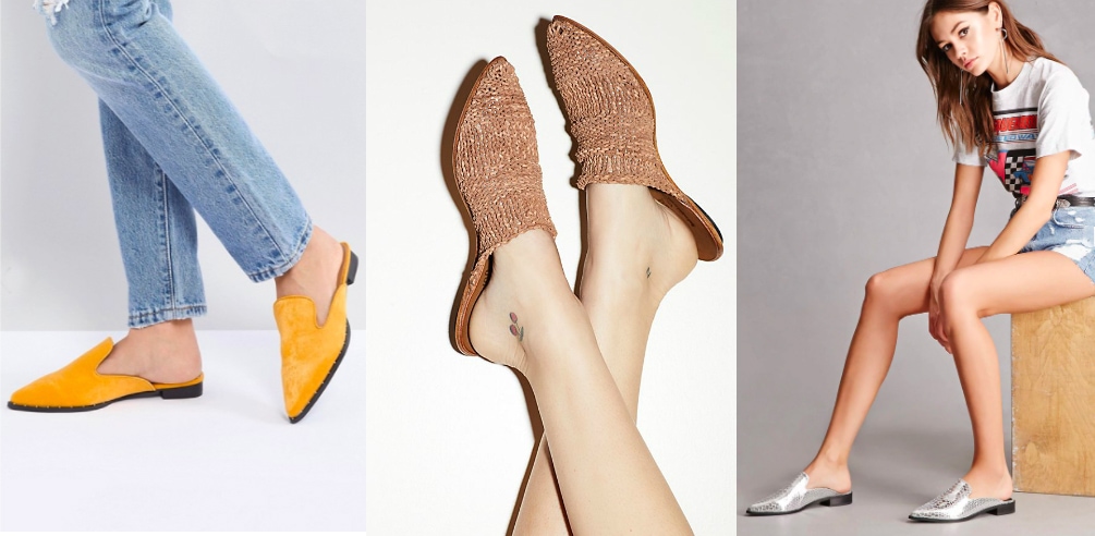Flat Pointed Toe Mules Trend
