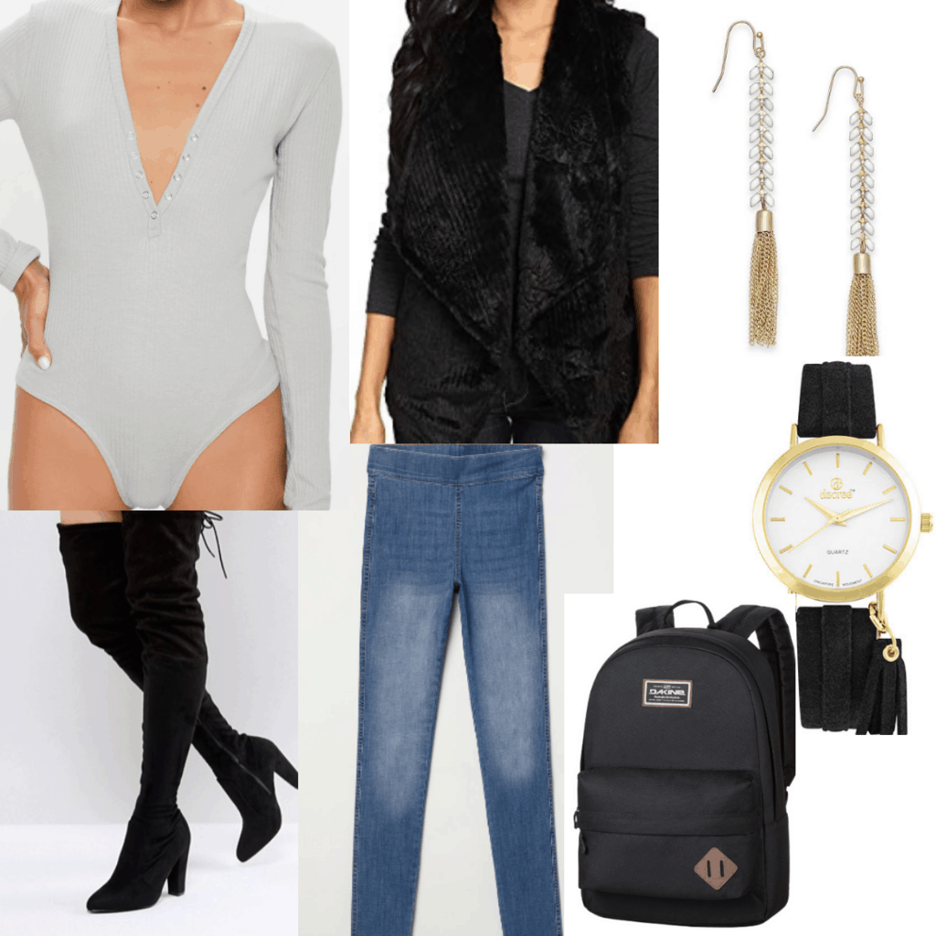 What to wear with thigh high boots on a night out