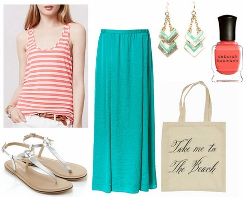 Color Combo to Try: Coral + Turquoise - College Fashion