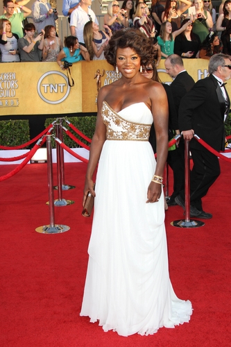 Viola Davis in Marchesa at the 2012 Screen Actor's Guild Awards