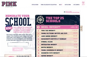 Nominate Your School For The Vs Pink Collegiate Collection College Fashion