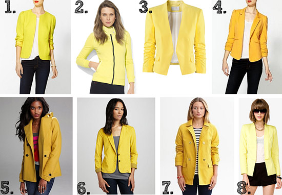 yellow jacket outfit