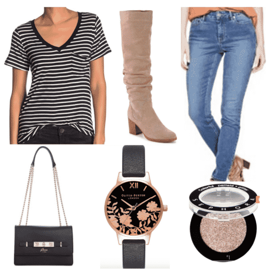 Striped T-Shirt Outfits: 3 Ways to Style a $7 Striped Tee - College Fashion