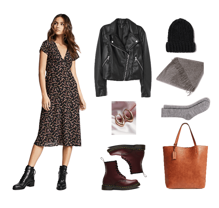 dress to wear with doc martens