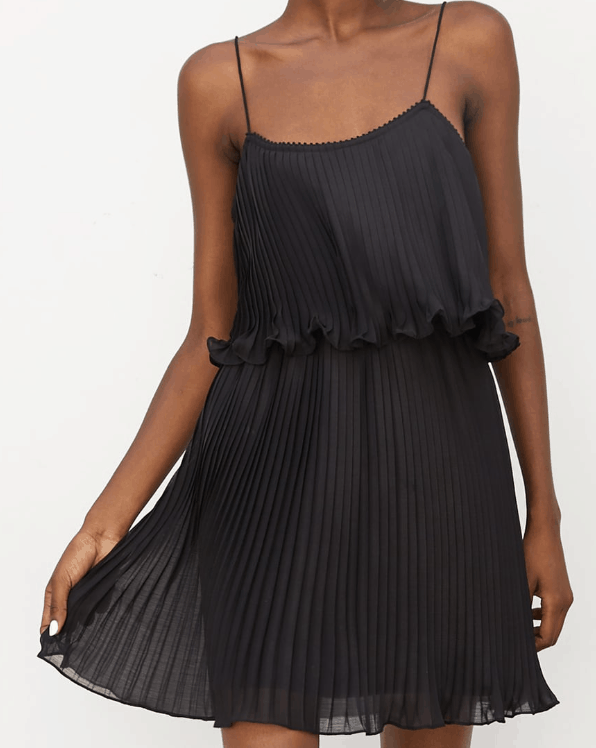 zara black dress 2019