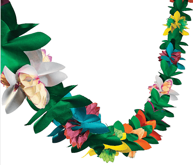 Product: Floral garland from Oriental Trading Post