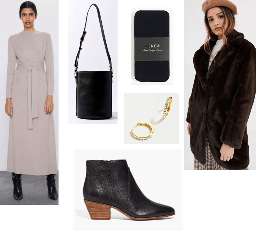 How to Wear a Maxi Dress in Winter 