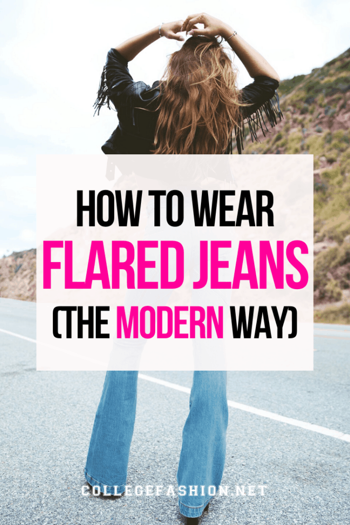 flared jean outfits