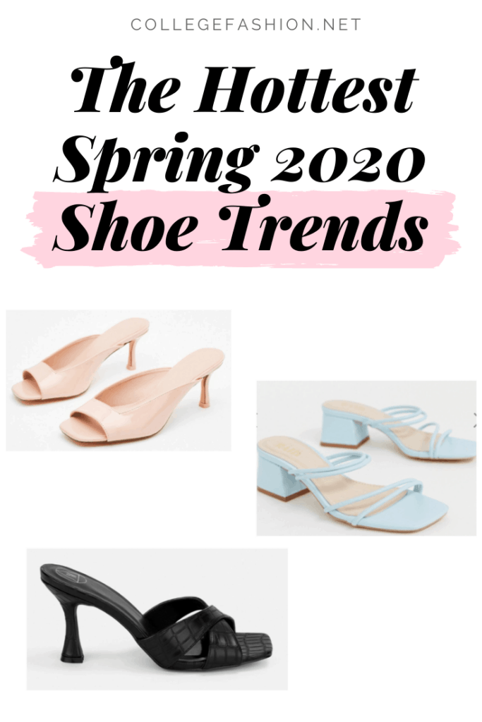 spring 2020 footwear trends