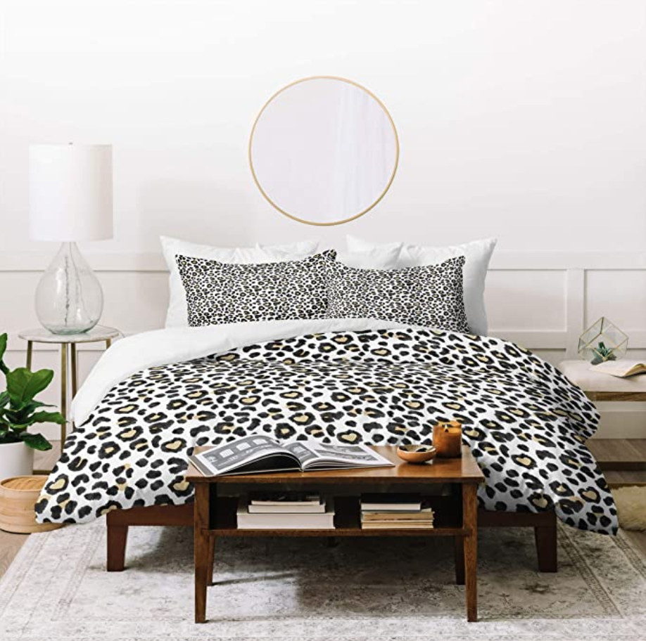 Leopard print duvet from Amazon