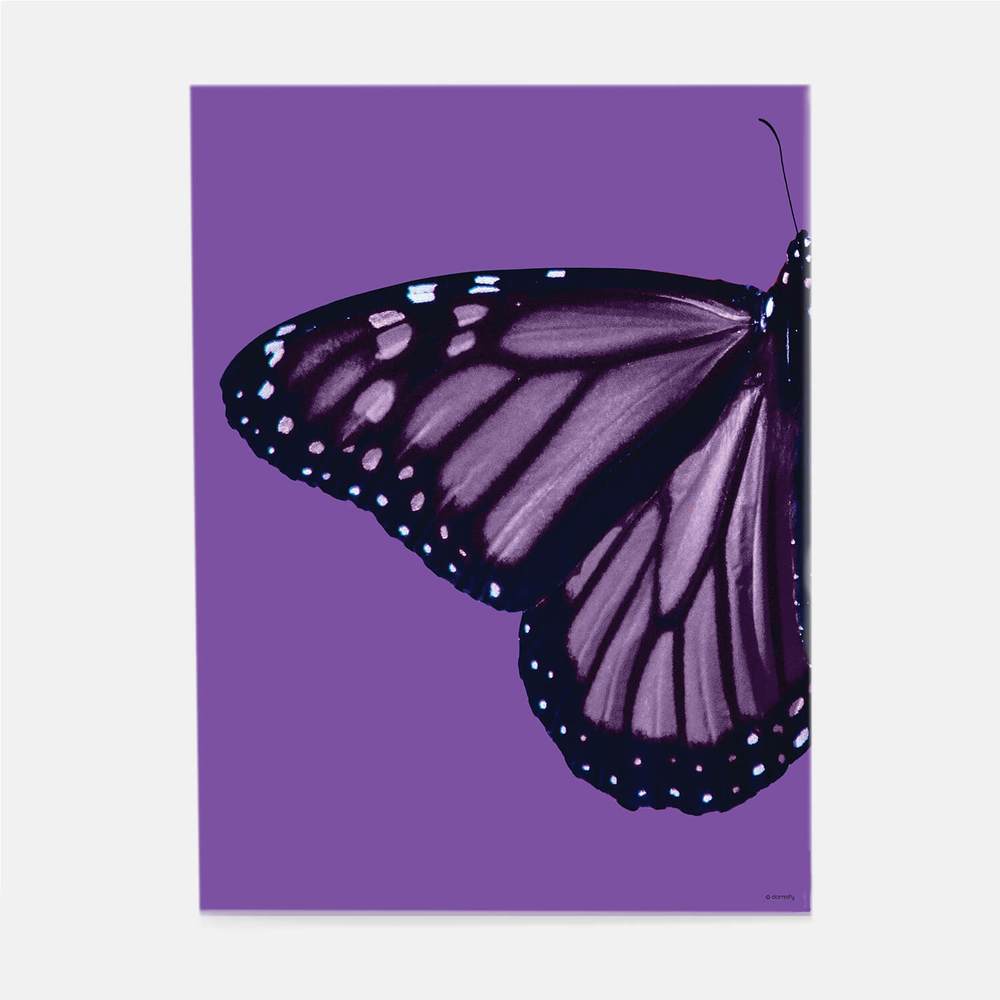 Purple butterfly print from Dormify