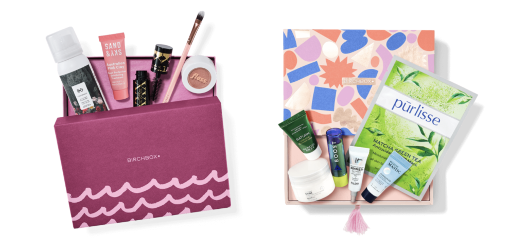 Birchbox makeup subscription box