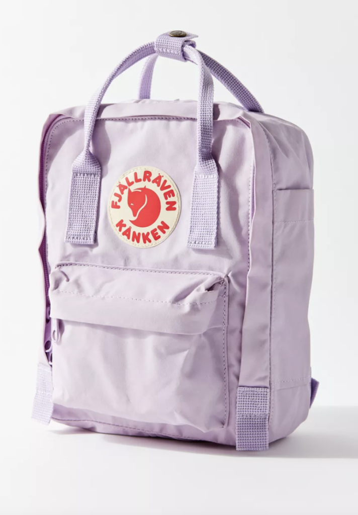 Mini fjallraven backpack in purple