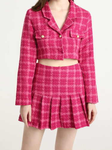 Hot Pink Skirt and Jacket Set