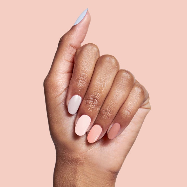 27 Barely There Nail Designs For Any Skin Tone : Creamy Pink Sheer Nails