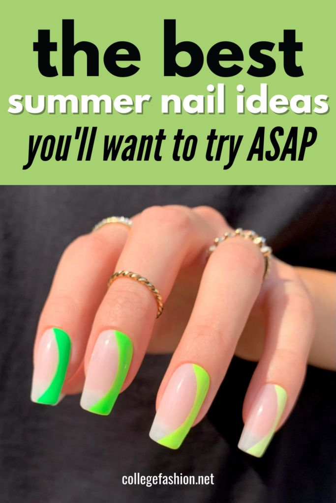 Cute Summer Nail Design Ideas For 2024 - College Fashion
