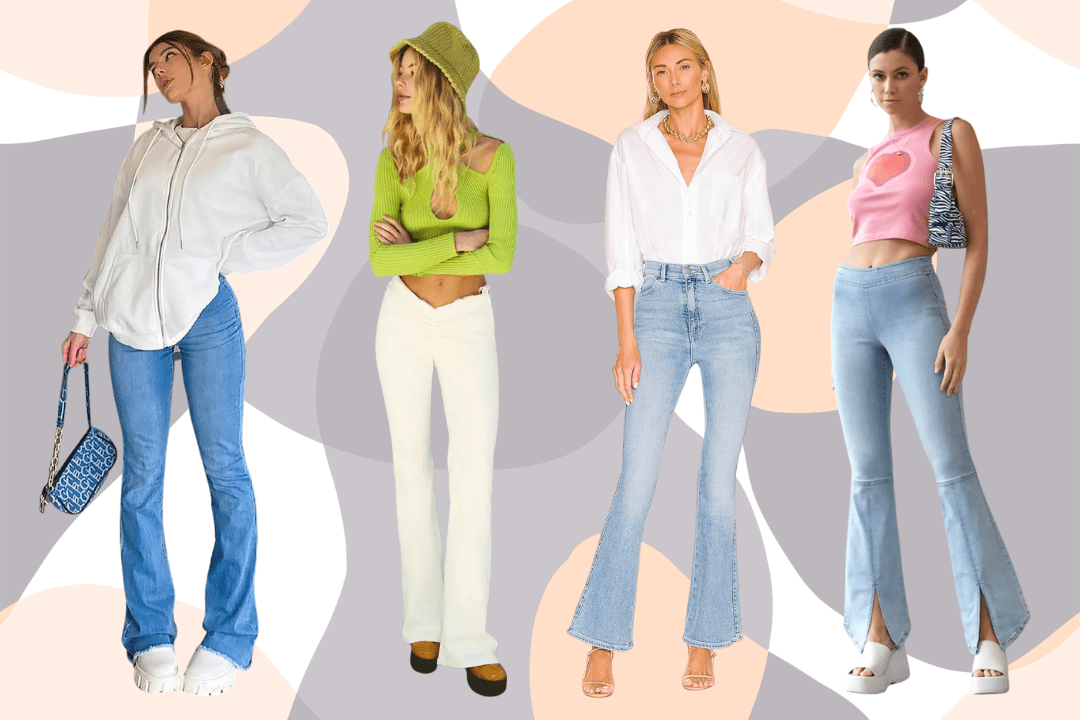 How I style low rise flare jeans!  Low rise jeans outfit, Low rise flare  jeans, Flair jeans outfit
