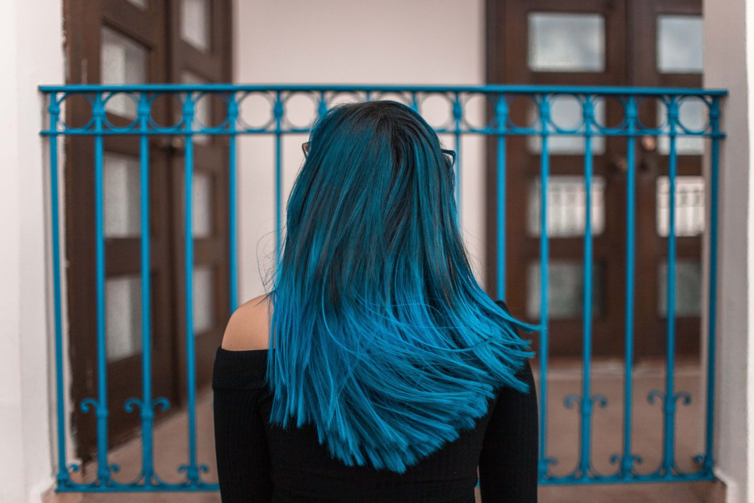 Permanent Blue Hair Colour - wide 4