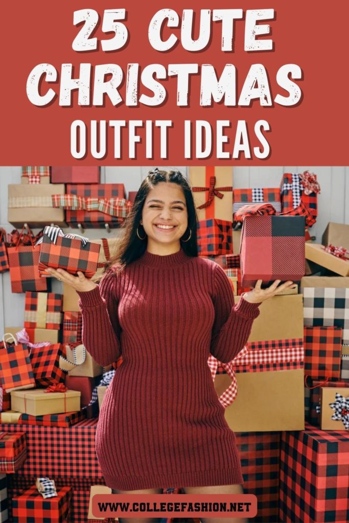 25 Cute Christmas Outfit Ideas to Make You Sparkle This Holiday Season