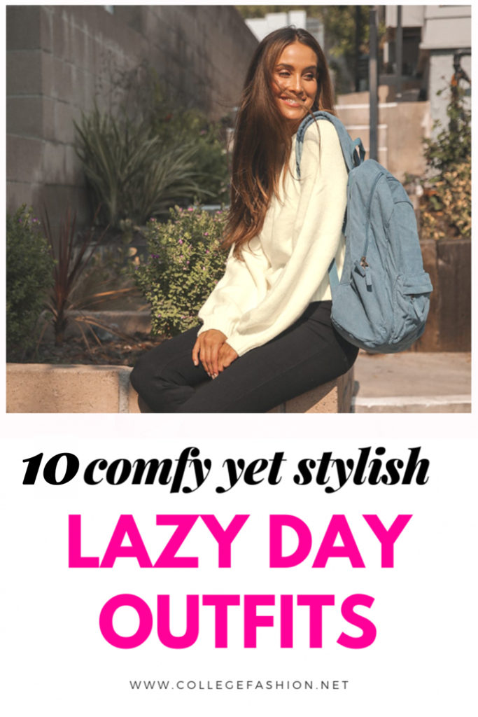 Lazy outfits, leggings and a crewneck sweatef  Cute outfits with leggings,  Outfits with leggings, Cute lazy day outfits