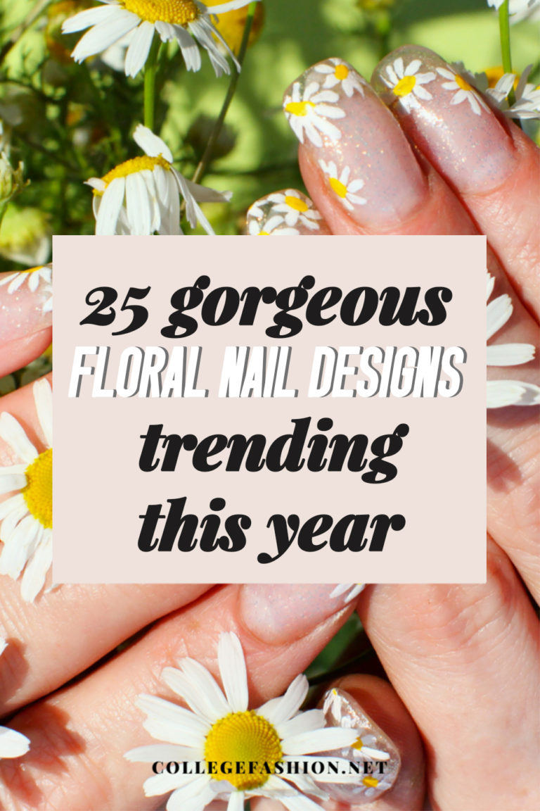 25 Floral Nails To Inspire Your Next Mani College Fashion   25 Gorgeous Floral Nail Design Ideas For 2023 768x1152 