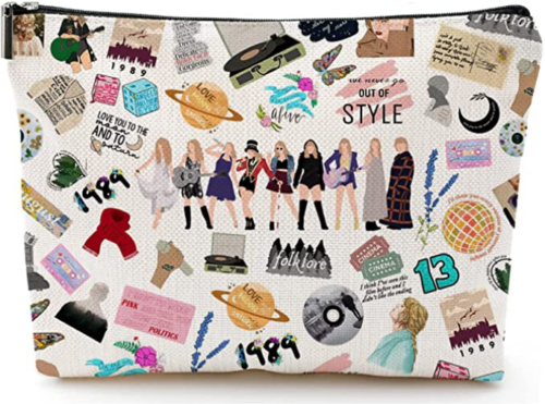 Taylor Swift Eras Canvas Makeup Bag