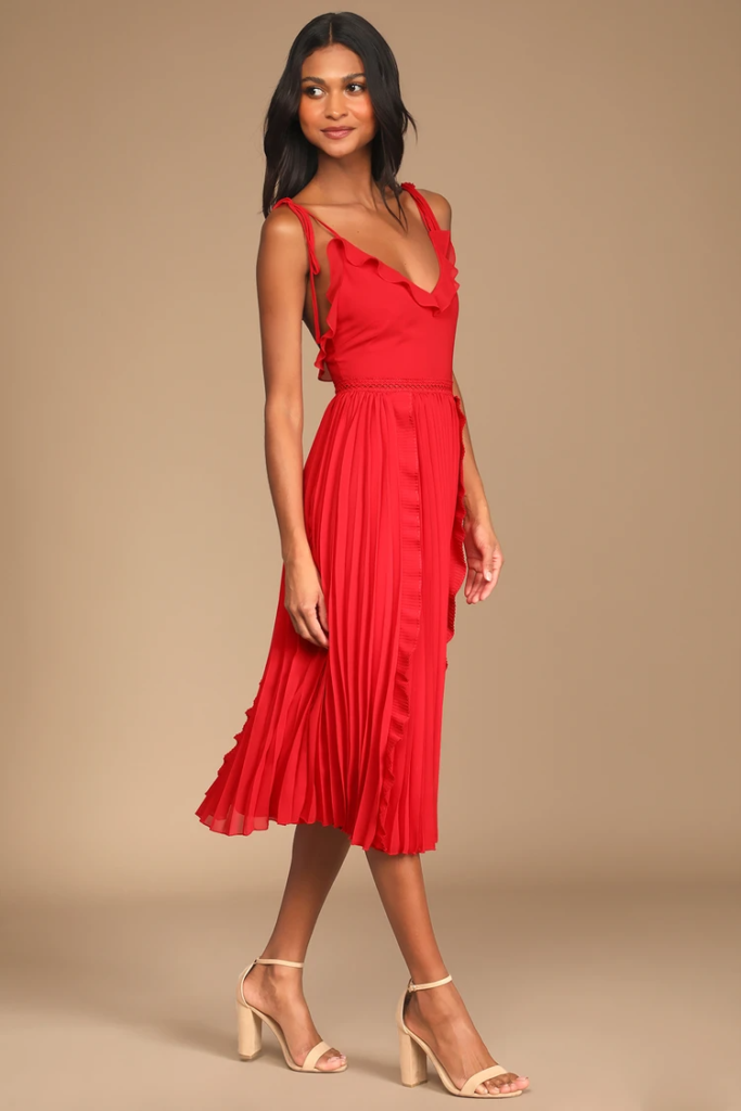 What Colour Shoes With A Red Dress: A Styling Guide | NA-KD