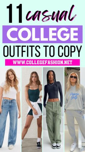 Casual College Outfits: 11 Laid-Back Looks Perfect for Campus - College ...