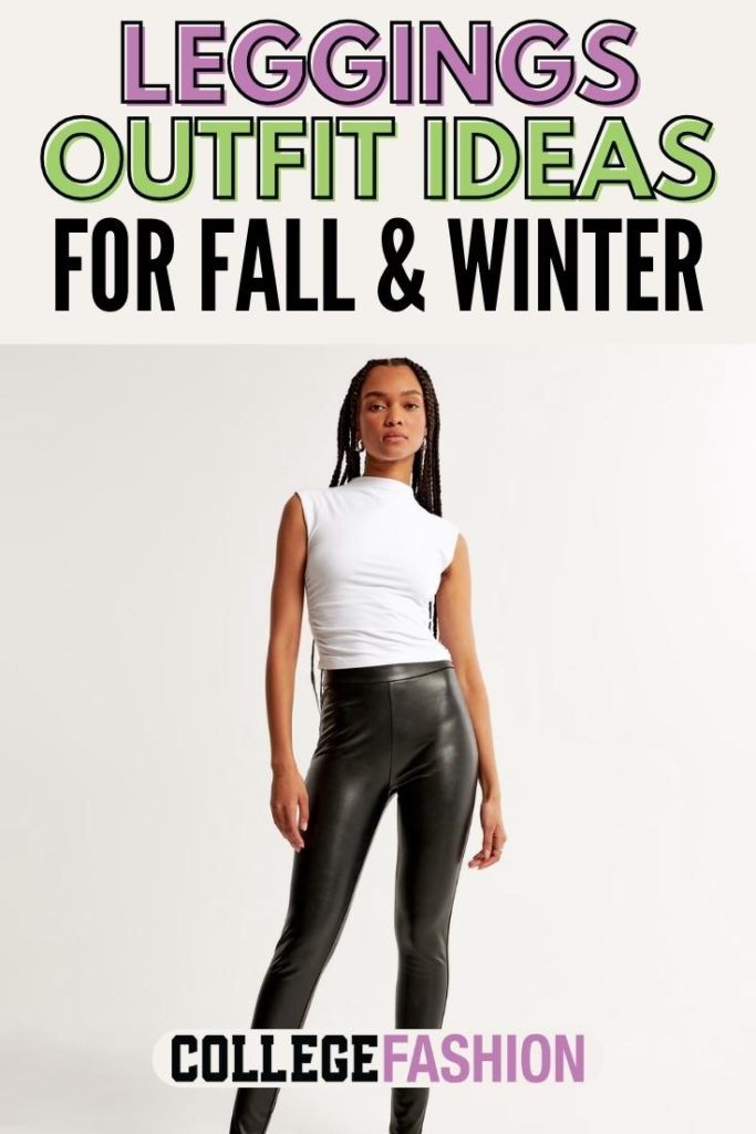 fall outfit  Outfits with leggings, Cute winter outfits